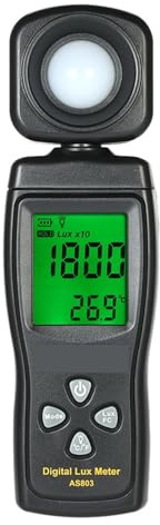 Display LCD Luxmetro Digitale Mini Illuminatore Portatile Luminometro Fotometro Luxmetro Misuratore Di Luce 0-200000 Lux Multifunzione