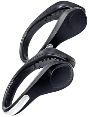 Alipis Lumières à Clipser pour Chaussures LED 2pcs pour Course Nocturne, Protection Supplémentaire Flash Rapide, Matériau Abs Léger et Résistant pour Promenade du Soir