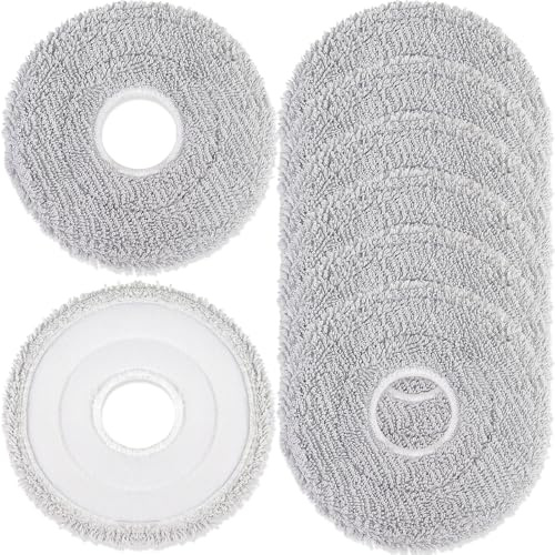 8 Pezzi Mocio Panni di Ricambio per Xiaomi X20+/X20 Pro/Max/5/S40/H50 Pro | per Dreame L10s/L10/L20/X40/L40/L40S/X50/L50S/L50 Pro Ultra Robot Aspirapolvere Riutilizzabili