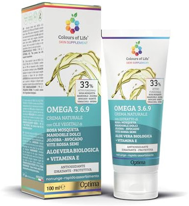 Colours of Life Omega 3.6.9 Cream 33% Supplies Moisture, Protection & Regenerates The Skin