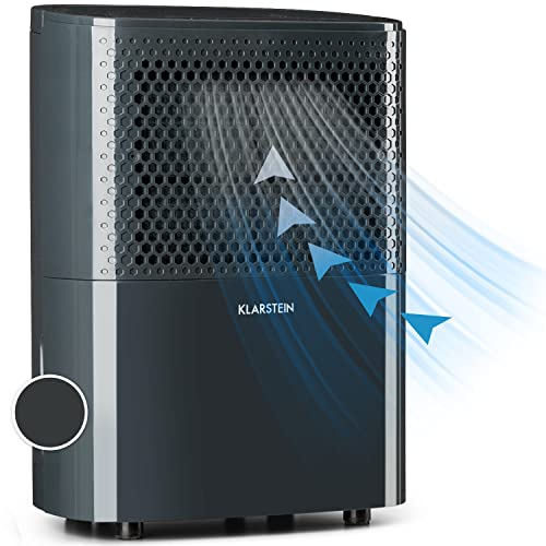 Klarstein Luftentfeuchter & Luftreiniger Elektrisch, 10 L Raumentfeuchter Klein für Wohnung Schlafzimmer Badezimmer Keller, Effizienter Bad/Raum Entfeuchter, Elektrischer & Kleiner Luftentfeuchter