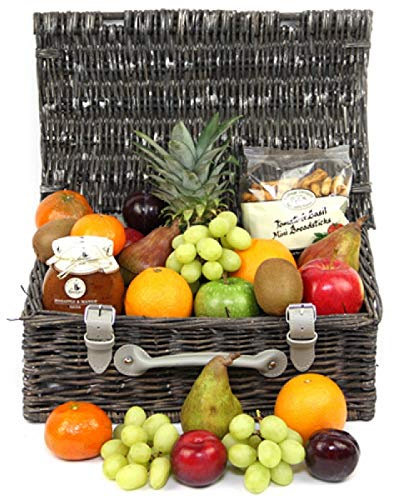 Savoury Fruit Hamper - Fruit Gift Baskets and Gift Hampers with Next Day UK delivery with Personal Message attached