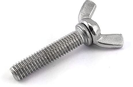 1x Flügelschrauben Din 316 Edelstahl A2 V2A M12x30