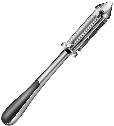 Potato Peeler Apple Peeler with Double Sharp Swivel Blades, Magic Vegetable Peeler with Non-Slip Grip for Making Delicious Salad