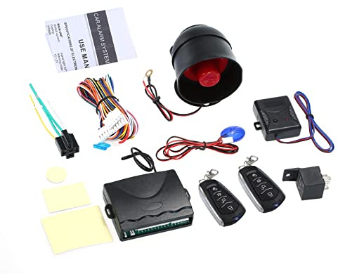 ERYUE Autoalarmsysteme,Auto Remote Central Kit Zentralverriegelung mit Fernbedienung Türschloss Schlüsselloses Zugangssystem des Fahrzeugs