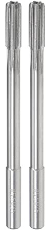 CoCud 2Stk Maschinenfräser Reibahle 5.6mm Durchmesser Fräswerkzeug | M35 Kobalt Schnellstahl, D4 Genauigkeit, Gerade Flöten, Für Drehmaschine