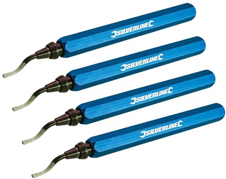 Silverline - Utensile da sbavatura Expert 145 mm (248844) (Confezione da 4)