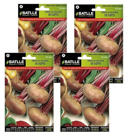 Semillas de remolacha egipto de Semillas Batlle PACK (4)