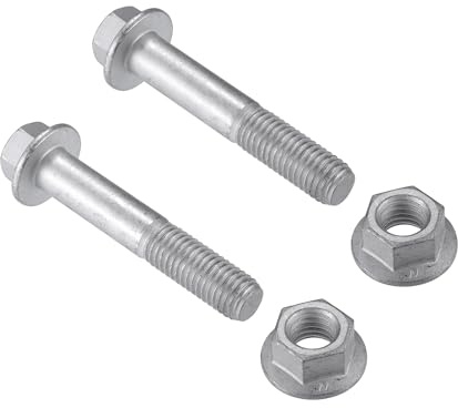 A ABSOPRO Stoßdämpferhalterungsbolzen-Mutter Set Für Dodge Ram 1500 03-19 | Metall, Silber, OE 6502818, Für Dodge Regular/Quad Cab 94-02, Für Dodge Ram 2500/3500 06-19, Für Dodge Ram 4500/5500 11-19
