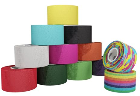 BARACUS Premium Thumb Tape Cross Training and Weightlifting for The Best Hook Grip - 23 ft Long - WOD Tape Chalk and Sweat Proof - Hook Grip Lifting Athletic Thumb Tape (RxCollectionPack)