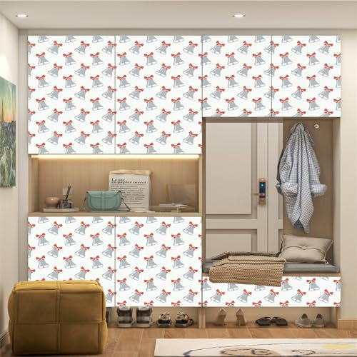 Selbstklebende Tapete Grau Rot Strukturtapete Wandtattoo Schlafzimmer Tapete Selbstklebend Vliestapete Wallpaper for Living Room Tapeten Leicht zu Entfernen Wandschutzfolie 40x100cm/2 Pcs
