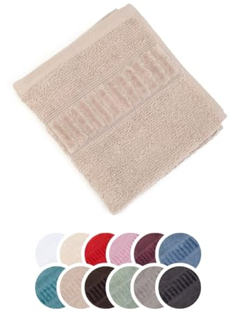 liebling Seiftuch Bio Baumwolle, Serie Organic, 500 gr. / m², 30 x 30 cm, 60 Grad, saugstark, schnelltrocknend, Farbe: Taupe