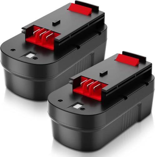 2 Stück 18V 3.6Ah NI-MH Akku Ersatz für Black Decker Akku 18V Kompatibel für Black Decker HPB18 A1718 FSB18 FEB180S A18 A18E FS180BX FS18BX FS18FL FSB18 Catastro
