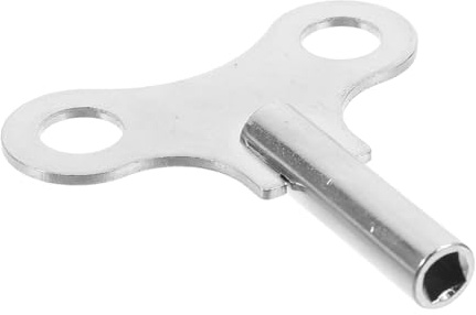 ULTECHNOVO Aufziehschlüssel für Mechanische Retro Uhren, Ersatzschlüssel | Standuhren und Uhrwerke, Stahl in Silber, Passend für Wohnbereiche und Tischumgebungen