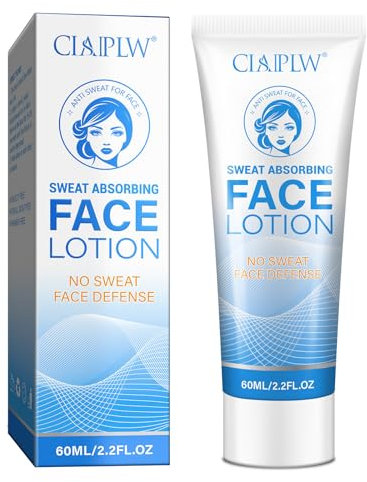 Lotion Anti-transpirant Pour Visage, Antitranspirant pour le Visage, Réduirec Sweat, Bloque La Transpiration et Contrôle la Peau grasse, Crème Anti Transpirante Pour Hommes et Femmes, 60ml