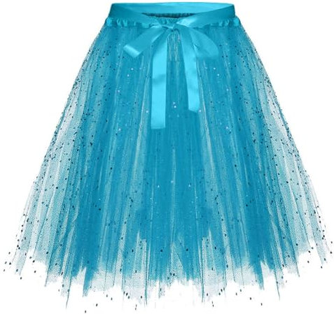 GFPGNDFHG Damen Tüllrock Tutu Ballkleid Partykleid Marathon Lang Kostüm Große Größen Frau Bauchtanz Hüfttuch