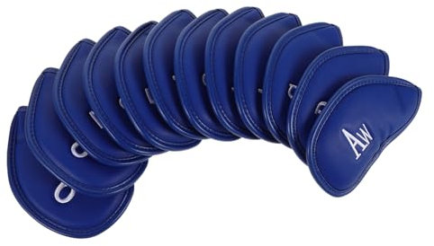 Happyyami 12stücke Nummerierte Golfschlägerkopf-hüllen Aus Pu-Material Schutz Für Schlägerköpfe Hüllen Für Golfschlägerköpfe Mit Abdeckungen Für Golfschläger-Eisen
