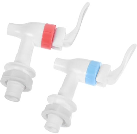 HOMSFOU Grifo Dispensador de Agua Fría y Caliente Pulsador Accesorios para Dispensadores de Agua Válvula a Prueba de Fugas para Oficina y Hogar Diseño Ergonomico