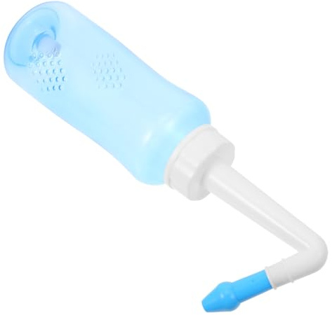 EPIGEIST Pot De Néti Bouteille De Lavage Nasale Machine De Nettoyage Des Sinus Pot De Lavage Des Sinus Bouteilles De Rinçage Nasal Rinçage Sous Pression Nasale Nettoyeur De Nez Ciel Bleu Pp