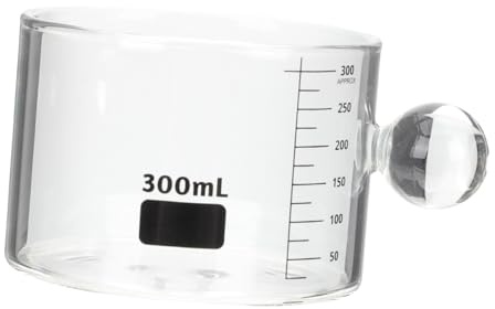 Toyvian Verre à Mesurer Tasse à Café Verre Graduée Transparent Gobelet Pour Boissons Mug