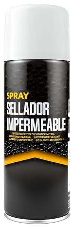 Etrexonline Spray Sellador Impermeable Blanco 400 ml, para Grietas y Fugas, Secado Rápido, Alta Adherencia, para Metal, Madera, PVC y Cemento, Uso Interior y Exterior, 1 x 400 ml