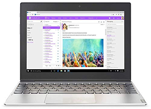 Lenovo MIIX 320 25,65cm (10,1 Zoll HD IPS Touch) 2in1 Tablet (Intel Atom x5-Z8350 Quad-Core, 4GB RAM, 128GB eMMC, Windows 10 Home) silber