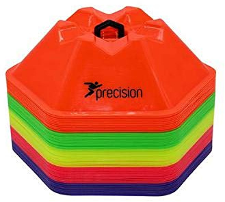 Precision Unisex' s Pro Hx Saucer Cones Set of 50 Training, Assorted, One Size