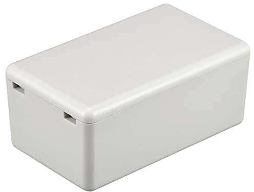 sourcing map 3 Stück Staubdicht Mini-Verteilerdose 60x36x25mm ABS für Elektroprojekt Grau