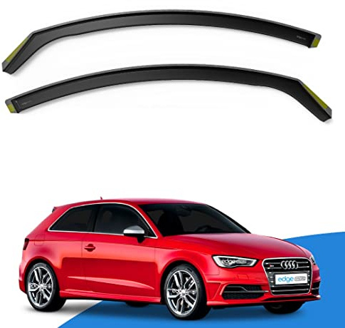 EdgeVisors Wind Deflectors for Audi A3 MK3 Door 3 Door Hatchback 2pc
