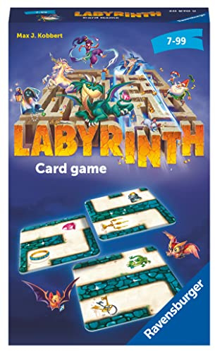 Ravensburger - Labyrinth Travel, Gioco da viaggio 7+, per famiglia e amici