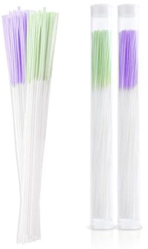 VBSJAH 120 Pièces Fil de Nettoyage de Trous de Boucles d'Oreilles Soins de Perçage Jetables Ligne de Nettoyage de Perçage Soins de Perçage d’Oreilles Outil de Nettoyage Élimination