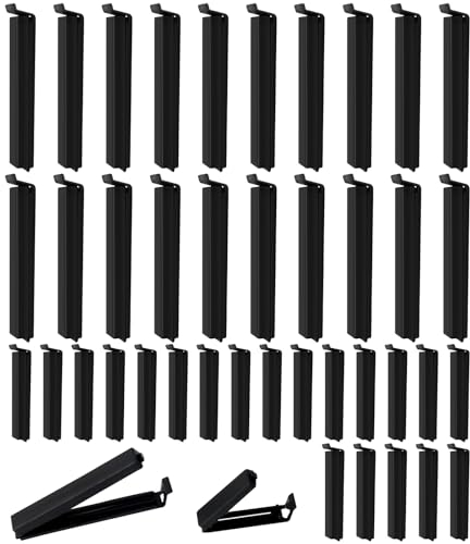 Redamancy 40 Piezas Pinzas Bolsas Alimentos, 6/11cm Clips de Plástico para Alimentos, Pinzas Cierre Bolsas Reutilizable para Cocina Galletas de Nueces de Café