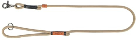TRIXIE Hundeleine BE Nordic Leine L–XL, 1,00 m ø 13 mm in Sand/schwarz - umweltfreundliche Hundeleine mit nordischem Charme - für große bis sehr große Hunde - 17214