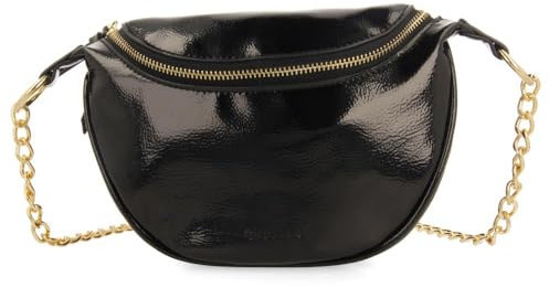 BORSA A TRACOLLA EFFETTO VERNICE TIBIRKE