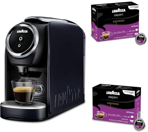 Lavazza Classy Mini Coffee Maker with Pods Intenso