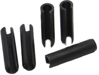 Aqxypas GB879 Coppiglia Elastica in Acciaio Nero, Perno di Posizionamento cilindrico, Perno di Tensione, Perno a Molla M6(20mm)