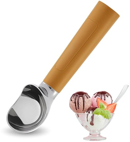 Cuillère à crème glacée chauffante rechargeable, cuillère à glace électrique avec affichage LED, chauffe à 70°C pour glace dure, facile pour les seniors et les enfants, étanche IP67