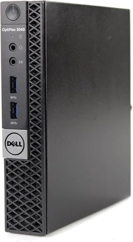 PANAMEMORY Mini PC Optiplex 3040M, Micro-Ordinateur de Bureau Ultra-Compact (Intel Core i3-6100, 8 Go de RAM, SSD 128 Go, Wi-FI, Windows 11 Pro) (remis à Neuf)
