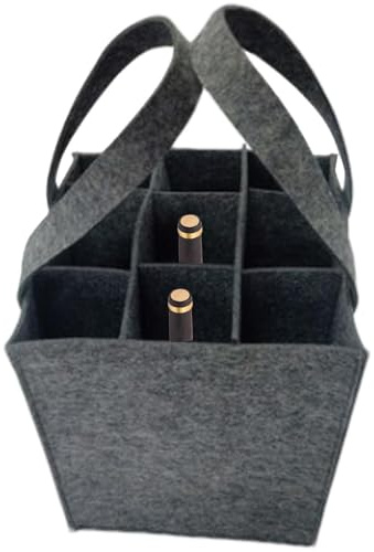 Wine Bag Carrier Tote, Wine Shopping Bag | 9 flaska bärväska,Flaskbärväska, Shoppingväska för vinflaskor, flaskväska Återanvändbar för män kvinnor