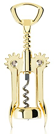 Viski Belmont Gold Winged Corkscrew, Stainless Steel, Multicolor, One Size