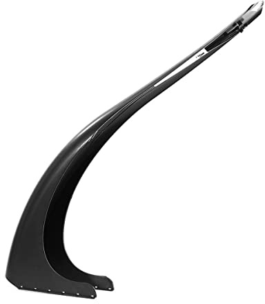 Mud Hugger Fahrrad-Schutzmatte für hinten, Schwarz, Einheitsgröße