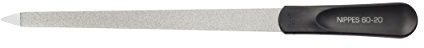 nippes Solingen Saphir-Nagelfeile, Vernickelter Stahl, 20 cm, Für Pediküre / Maniküre, Nagelfeile Klein, Zum Kürzen und Feilen der Nägel