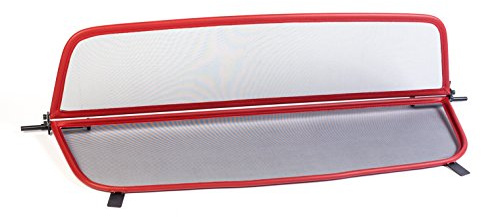 GermanTuningParts Windschott für Mercedes A207 (2010-2016) - Klappbar - mit Schnellverschluss - Rot | Windabweiser | Windblocker | Wind deflector