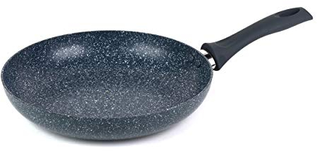 Sartén antiadherente mármol azul de 28 cm RH00842EU de Russell Hobbs, aluminio prensado