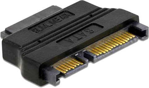 Bolwins D32S SATA auf Slim-SATA Adapter Kabel (22 Pin zu 13 Pin) für DVD/CD-Laufwerke, 5V, PC