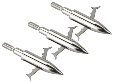 6/12Pcs Archery Hunting Arrowheads Bowfishing 2/3 Blade Broadhead Screw in Arrow Tips Detachable Arrow for Hunting Outdoor Shooting Target Practice Accessories (12pcs, type1)