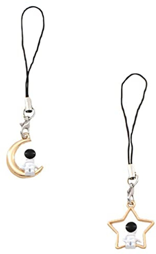 Gatuida Astronaut Phone Charm, 2 Pieces Astronaut Charm for Mobile Phone Kawaii Cell Phone Charms Strap Cute Hanging, Wallet, Keychain Pendant Accessories