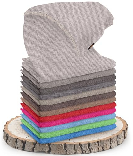 yanopurna Kaschmir Schal – aus 100% Kaschmirwolle, 68x190 cm, Cashmere Schal in unifarben, handgewebt aus Nepal, Unisex, Handwäsche