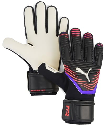 Puma Future Match NC, Jungen Torwarthandschuhe, Puma Black-Glowing Red-Purple Glimmer, 5-042067