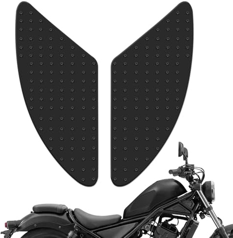 FSWWSF Adesivo di Protezione del Serbatoio Della Moto in Gomma Universal Tank Side Pads per Decalcomania in Gomma Antiscivolo per la maggior parte delle moto